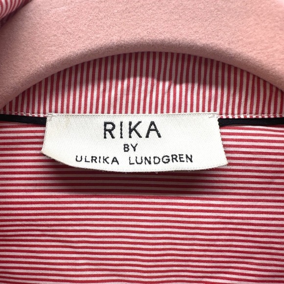 RIKA Studios by Ulrika Lundgren Levi Shirt Red White Stripe Western Size S - XL - Picture 4 of 10